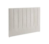 Alice's Garden sweeek - Tête de lit pour lit Double 140cm revêtement Tissu Gris Clair - Cole 150cm