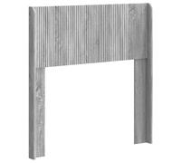 Tête de Lit Sonoma Gris en Bois d'Ingénierie à Lattes Verticales | Fixation cadre de lit,montage tournevis,entretien chiffon,design épuré,ambiance cosy,intérieur chambre