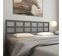 Tête de lit style élégant Gris 205,5x4x100 cm Pin massif DE11592