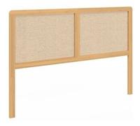 IDMarket - Tête de lit sur pied EDHEN 160 cm cannage et bois