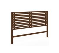 IDMarket - Tête de lit sur Pied en Lattes AVA 160 cm façon Bois Vieilli