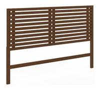 IDMarket - Tête de lit sur Pied en Lattes AVA 160 cm façon Bois Vieilli