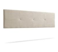 Tête de Lit Tapisée ALTEA Aqualine 130x50x5 cm - Beige Toast - Moonia
