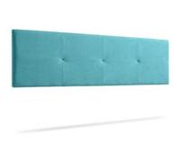 Tête de Lit Tapisée ALTEA Aqualine 90x50x5 cm - Turquoise - Moonia