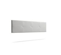 Tête de Lit Tapisée ALTEA Simili cuir 160x50x5 cm - Gris Clair -