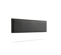 Tête de Lit Tapisée MODENA Simili cuir 100x55x8 cm - Noir -