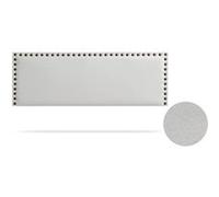Tête de Lit Tapisée MODENA Simili cuir 115x55x8 cm - Gris Clair - Moonia