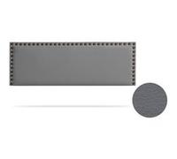 Tête de Lit Tapisée MODENA Simili cuir 130x55x8 cm - Gris Foncé - Moonia