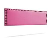 Tête de Lit Tapisée MODENA Simili cuir 130x55x8 cm - Rose - Moonia