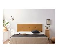 Tête de Lit Tapisée NAPOLI Simili cuir 170x50x5 cm - Marron Clair - Moonia