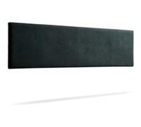 Tête de Lit Tapisée NOVA Aqualine 145x50x5 cm - Noir - Moonia