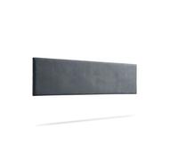 Tête de Lit Tapisée NOVA Aqualine 90x50x5 cm - Gris Foncé -