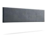 Tête de Lit Tapisée NOVA Aqualine 90x50x5 cm - Gris Foncé - Moonia Gris Foncé G