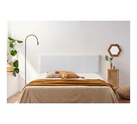 Tête de Lit Tapisée NOVA Simili cuir 145x50x5 cm - Blanc - Moonia