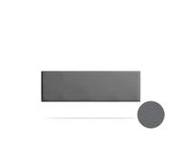 Tête de Lit Tapisée NOVA Simili cuir 90x50x5 cm - Gris Foncé - Moonia