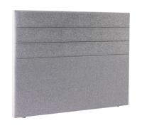 Tête de lit Thera 160cm trame gris clair