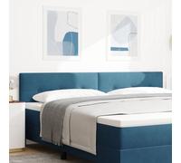Tête de lit vidaXL en velours bleu foncé 200 cm avec boutons rembourrés