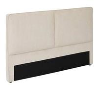 Tête de lit Wonta 163 x 101 cm velours beige Atmosphera G