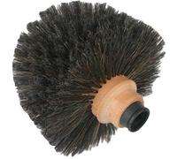 Tête de loup forme boule - fibres en crin + douille