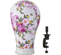 Tête de mannequin, 22 pouces, support stable, colorée