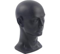 Tête de mannequin homme - Tête à perruque PVC - 30 cm - Pour perruques, chapeaux, casques audio - Présentation et rangement - Rouge