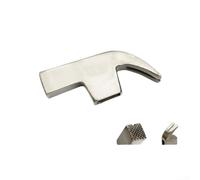Tête de marteau de rechange en acier à haute teneur en carbone, griffe à angle droit de 368,5 g pour le travail du bois et le béton, face texturée robuste avec ajustement sûr, argent (A)