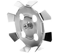 Tête de Mélangeur en Fer Galvanisé Argenté pour Perceuse, Chantier | Accessoire Fiable et Multifonction, Léger et Simple D’emploi, pour Enduit, Peinture et Travaux de Construction
