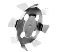 Tête de Mélangeur pour Perceuse Électrique, Tige de Rechange Légère | Fer Galvanisé Argenté, Usage Chantier, Outil Portable Multifonction, Opération Simple pour Peinture et Enduit
