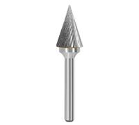 Tête De Meulage En Acier Au Tungstène, Lime Rotative En Carbure, Fraise Conique, Meulage Du Métal, Gravure, Rainure Simple Et Double, Type M, 1 Pièce(Single slot 16mm)