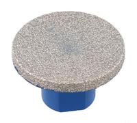 Tête de meulage plate brasée 50 mm pour filetage M10, disque de polissage diamant abrasif pour la coupe de marbre et pierre (grain 45)