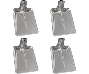 Tête de pelle 4 pcs Argent 43 x 32,5 cm Aluminium