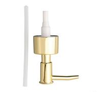 Tête de pompe à lotion à filetage 28/400 pour bouteilles distributrices de savon, boîtier en métal avec mécanisme en plastique, tube de 11 cm, joint étanche pour pièces de recharge d'hôtel et spa