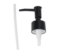 Tête de pompe à lotion compatible avec les bouteilles de 28/400 fils pour cosmétiques, huile nettoyante, crème, pâte et eau de soins de la peau (noir mat)