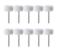 Tête de ponçage en feutre de 3mm, Mini brosse de polissage, 1 à 10 pièces(10Pcs)