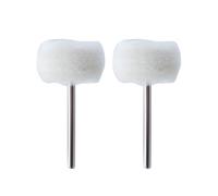 Tête de ponçage en feutre de 3mm, Mini brosse de polissage, 1 à 10 pièces(2PCS)