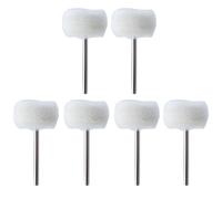 Tête de ponçage en feutre de 3mm, Mini brosse de polissage, 1 à 10 pièces(6PCS)