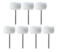 Tête de ponçage en feutre de 3mm, Mini brosse de polissage, 1 à 10 pièces(7PCS)
