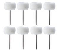 Tête de ponçage en feutre de 3mm, Mini brosse de polissage, 1 à 10 pièces(8PCS)