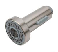Tête de pulvérisation de rechange pour robinet de cuisine, double fonction de pluie et buse en mousse, tuyau extractible flexible, interface standard G 1/2, brossé (brossé)