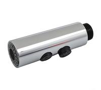 Tête de pulvérisation de rechange pour robinet de cuisine G1/2 - Buse de pulvérisation extractible en ABS - Finition chromée - 2 modes - Douche de jet (galvanoplastie)