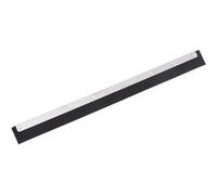 Tête de raclette de sol 55x2x5 cm acier et caoutchouc argenté et noir G
