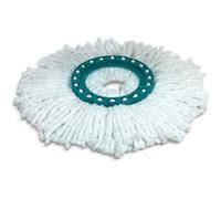 Tête de rechange pour balai - Leifheit - Microfibres - Absorbant - Facile à changer - Franges souples - Capture saleté