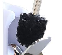 Tête de Rechange pour Brosse WC en Forme de Boule - Accessoire de Nettoyage Universel pour Salle de Bain | Conception à Poils rigides avec tête à Visser Facile pour Le Remplacement du nettoya
