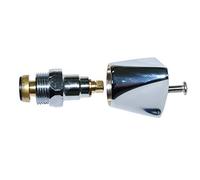 Tête de robinet avec croisillon hauteur 16 à 32 mm 18 x 150 Chrome| Boutté