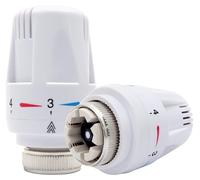 Tête de robinet thermostatique M30x1,5, automatique, pour radiateur, de couleur blanche