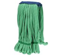 Tête de serpillère de rechange en microfibre, 90x45 cm, 600 g, couleur verte