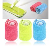 Tête De Serpillière Lavable En Microfibre, 1 Pièce, Tampons De Rechange Pour Serpillière À Spray Plat, Outils De Nettoyage