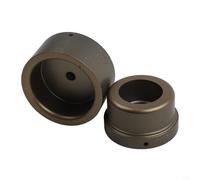 Tête de soudure en alliage d'aluminium PPR 40 mm 63 mm Douille thermofusible pour fusion de tuyaux d'eau et tubes en polyéthylène haute densité Paire non facile à nettoyer (63 mm)