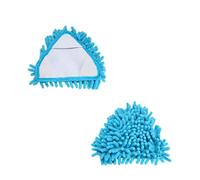 Tête de vadrouille Triangulaire en Microfibre Chenille absorbante, Outil de Nettoyage Remplacement, 2 pièces