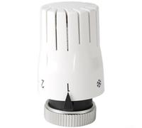 Tête de vanne thermostatique pour radiateur M30 x 1,5 avec construction en alliage et plastique, contrôle de la température réglable à 5 niveaux et fonction antigel pour chauffage indépendant dans le